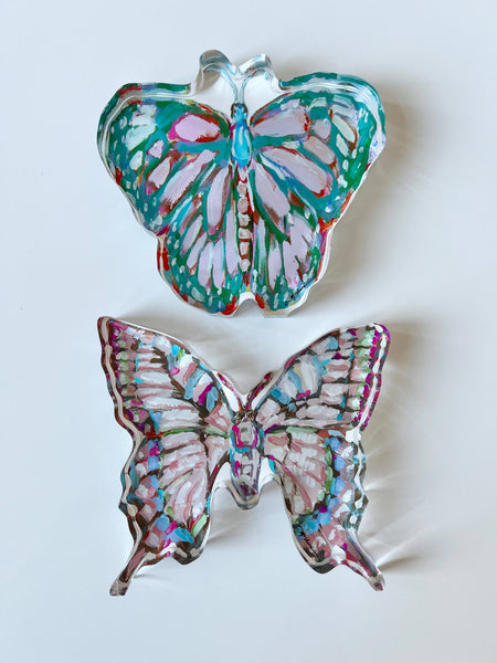 "Butterfly II" acrylic shelfie: Small