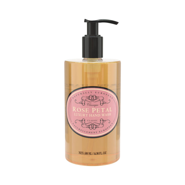Naturally European® 500ml Luxury Hand Wash - Rose Petal