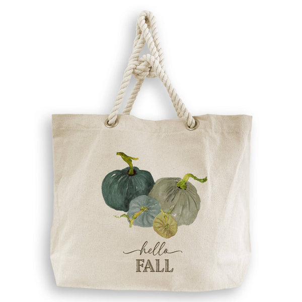 Meadow Pumpkins with Hello Fall: Dishtowel / -