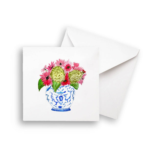 Ginger Jar Bouquet: Notecard / -