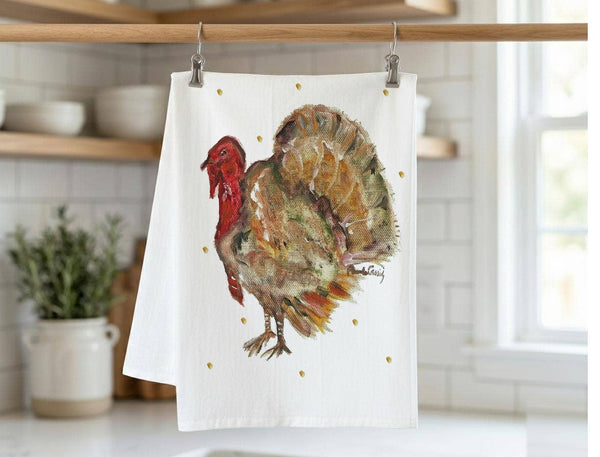 Thanksgiving Kitchen Towel: Cotton Cloth Towel