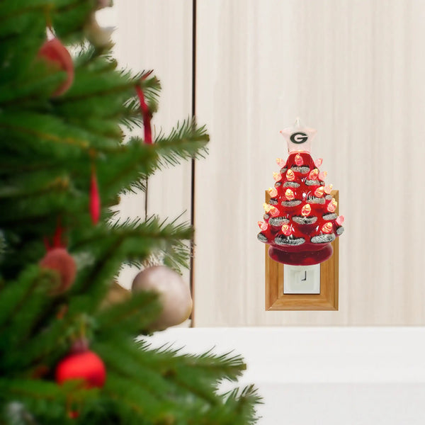 6.5" Georgia Xmas Tree Nite Lite