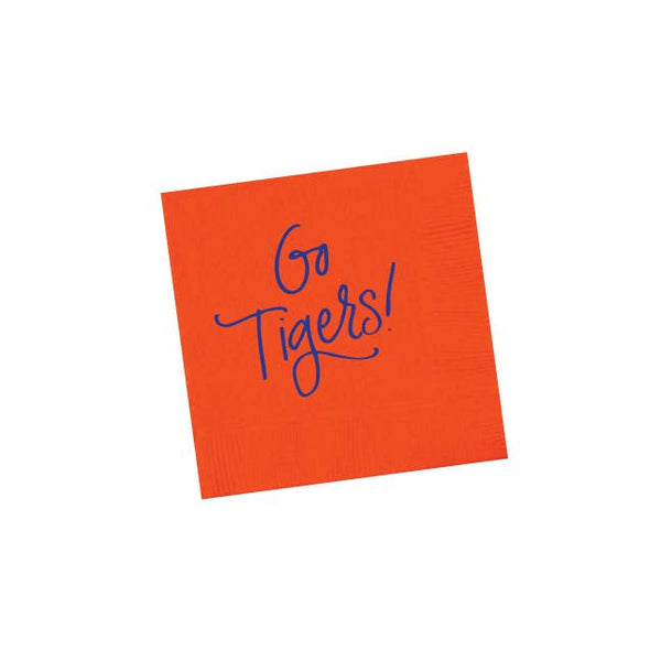 Go Tigers! | Game Day Cups & Napkins (All): NAPKINS (25 napkins per package)