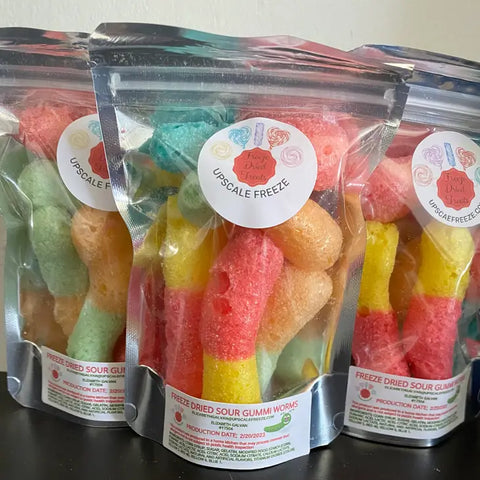 Freeze Dried Sour Worms