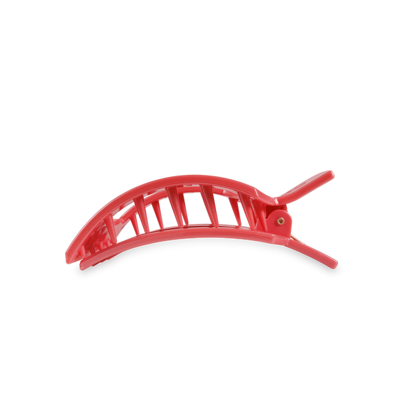 Square Flat Hair Clip | Medium | Calming Coral