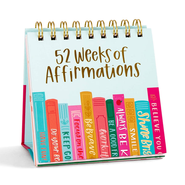 52 Weeks of Affirmations - Desk Flip Calendar
