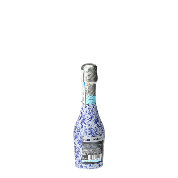 Beau Bottles Blue Floral - MINI Prosecco Collection - Set of 6 (Wraps Only)