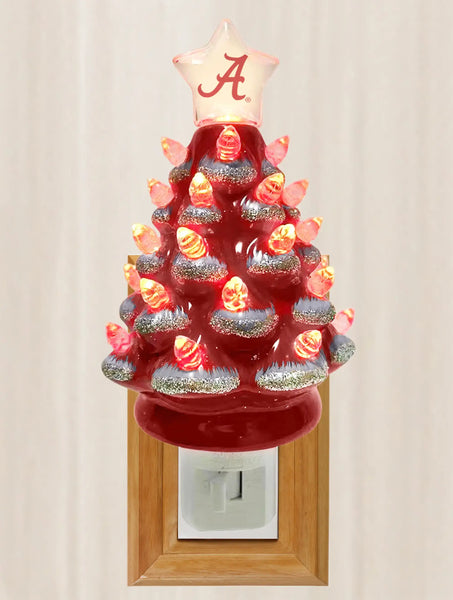 6.5" Alabama Xmas Tree Nite Lite