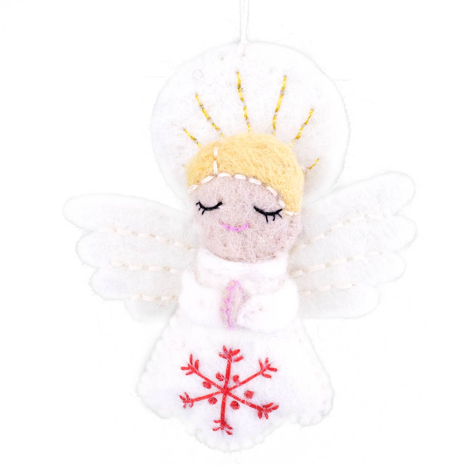 Snowflake Angel Ornament