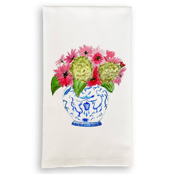 Ginger Jar Bouquet: Dishtowel / -