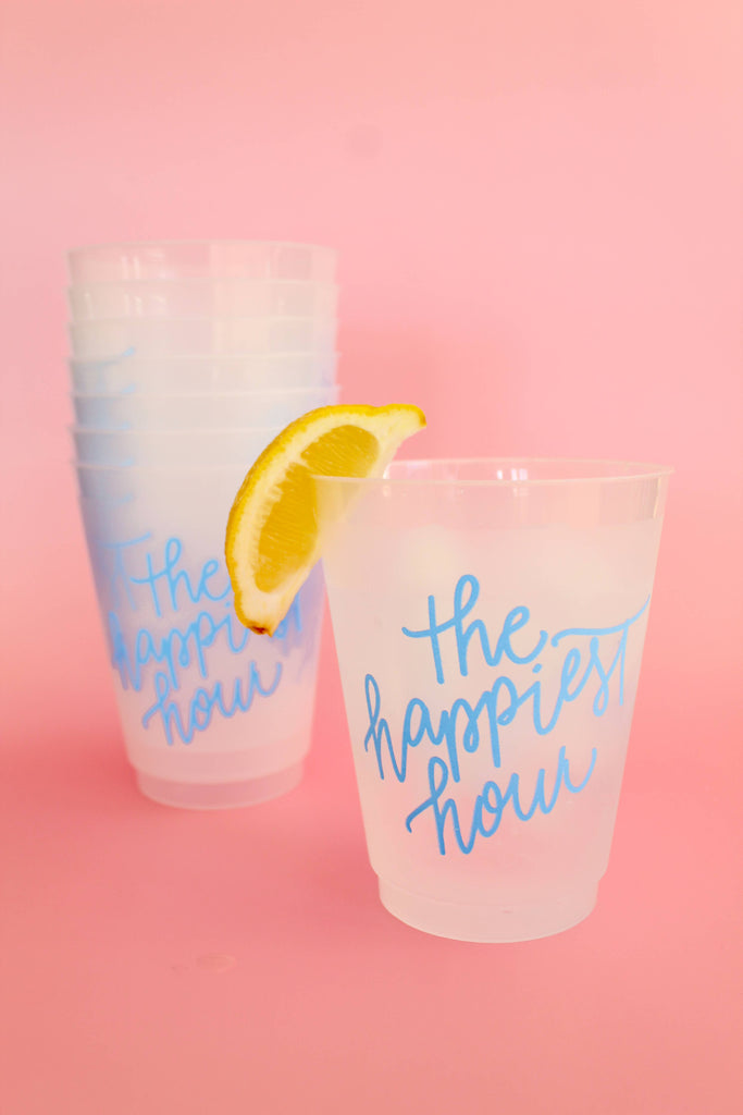 Birdie Mae Designs The Happiest Hour Acrylic Cups - Thumbnail 2