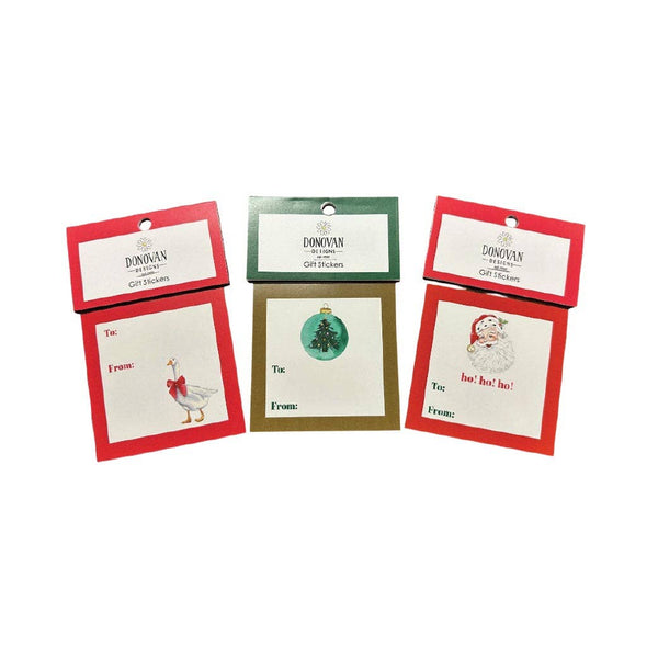 HOLIDAY GIFT STICKERS: JOY