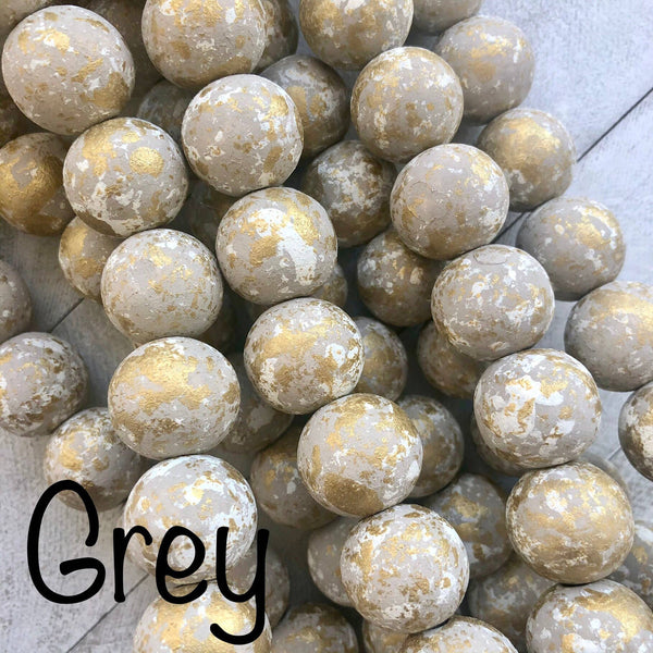 Blessing Beads With Star Of Bethlehem: Grey
