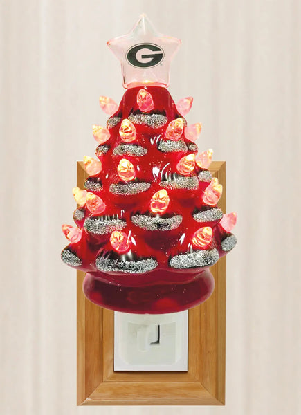 6.5" Georgia Xmas Tree Nite Lite