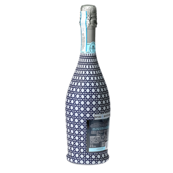 Beau Bottles Navy and White Cane - Prosecco Collection