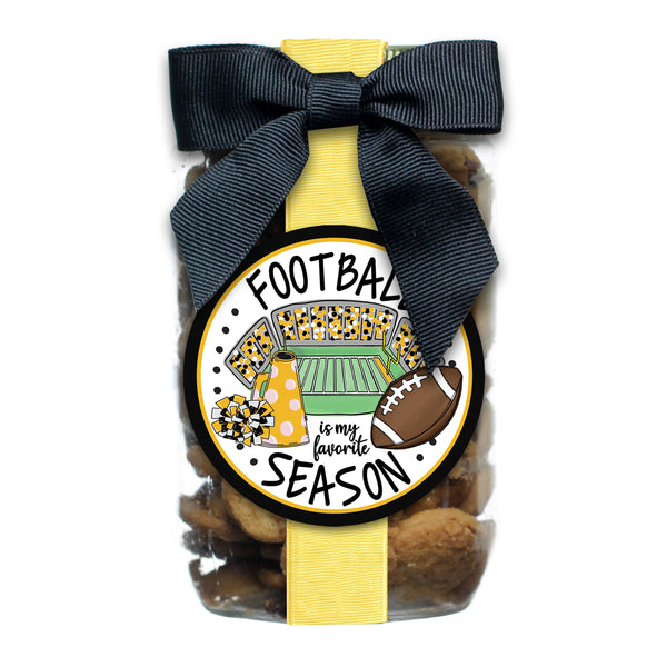 Cookie - Football - Pint Jars  : Chocolate Chip / Red & Black