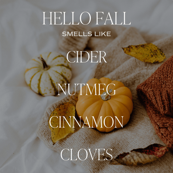Hello Fall 15 oz Candle, Matte Jar