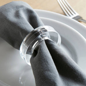 Arylic Circle Napkin Ring - Thumbnail 5