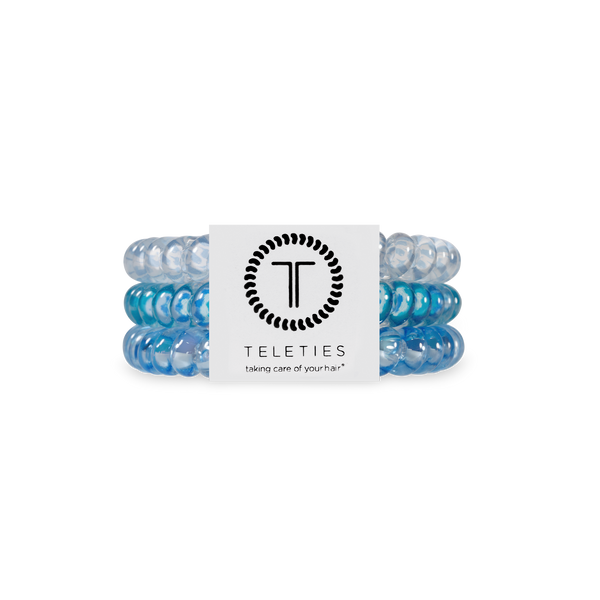 Spiral Hair Coils | Small | Summer Sky Hair Ties