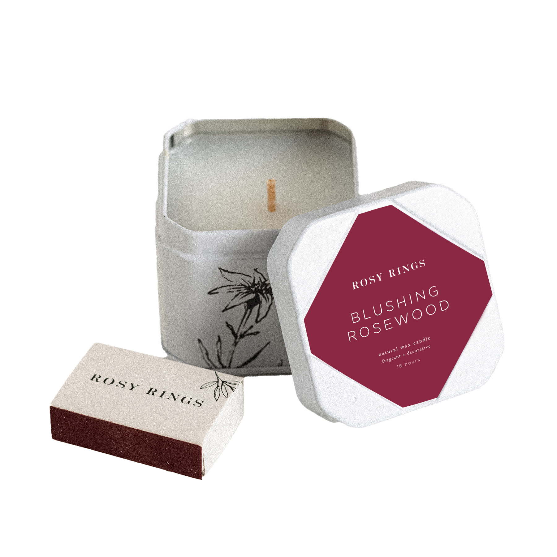 Travel Tin - Blushing Rosewood