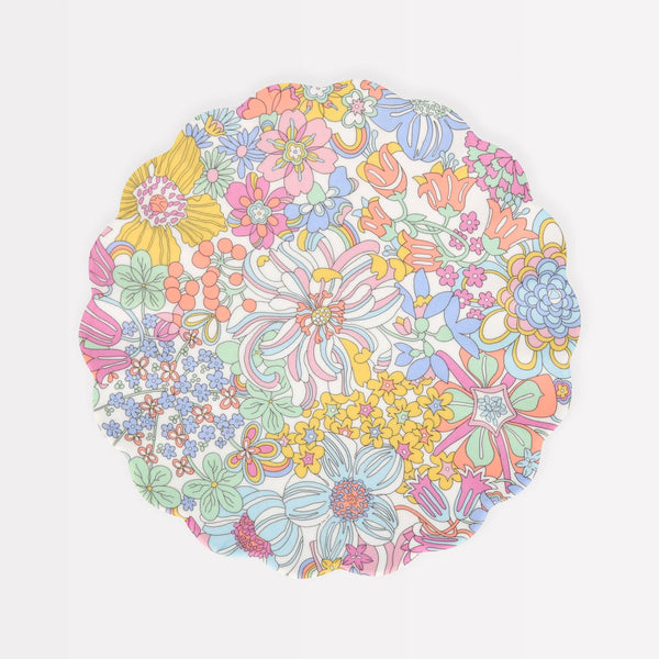 Meri Meri x Liberty Rainbow Garden Reusable Small Plate