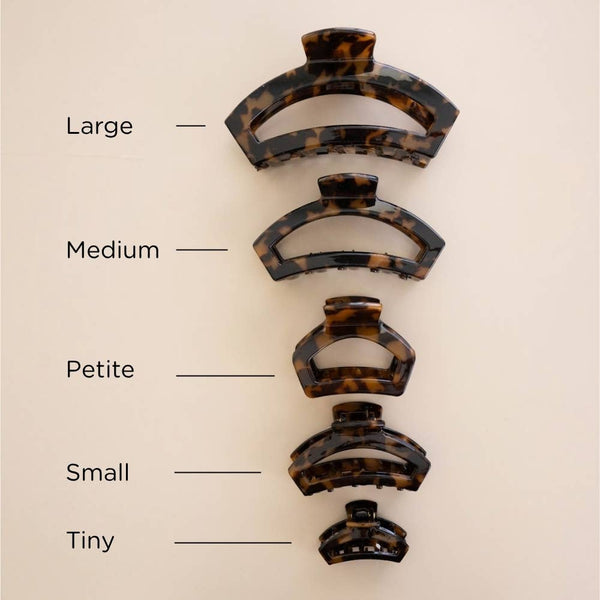 Open | Tortoise | Petite Claw Clip