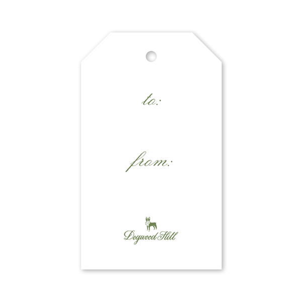 Capri Wreath Gift Tags: Gift Tag Packs - 8 tags per pack