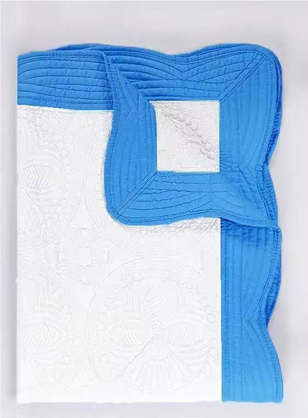 Heirloom Quilt - Baby Quilt Blanket : Floral