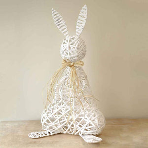 Large White Willow Bunny