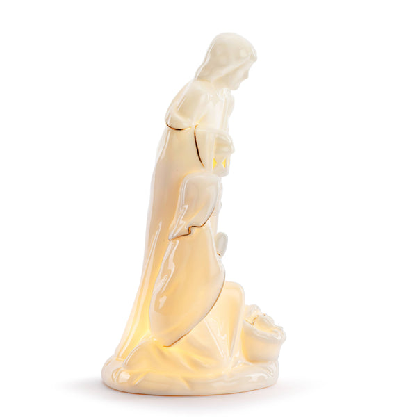 Ceramic LED Holy Family Figure - 5x10in