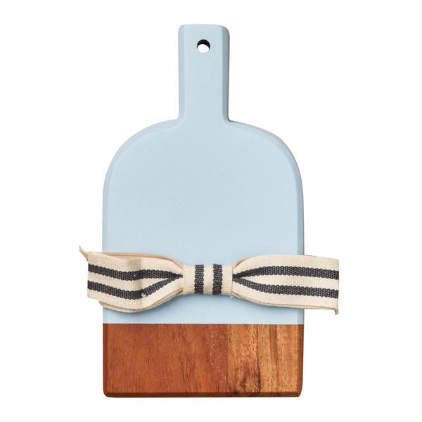 Acacia Heirloom Mini Cheese Board Set of 3 - 8x4.25" +ribbon: Pink