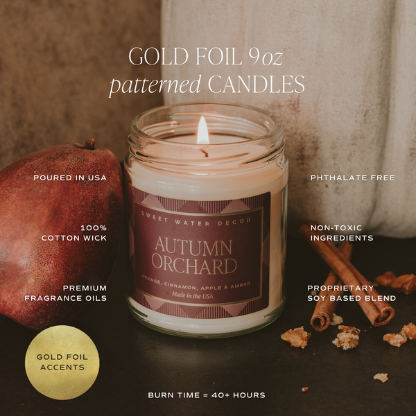 Fall Leaves 9 oz Soy Candle
