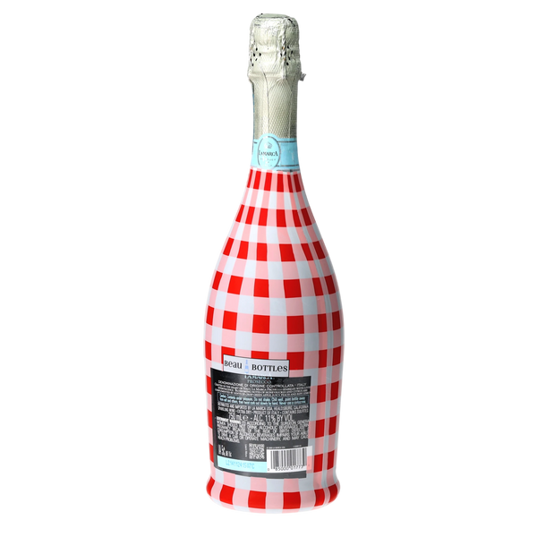 Beau Bottles Red and White Gingham - Prosecco Collection