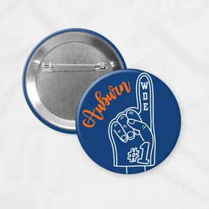 Auburn Foam Finger Button