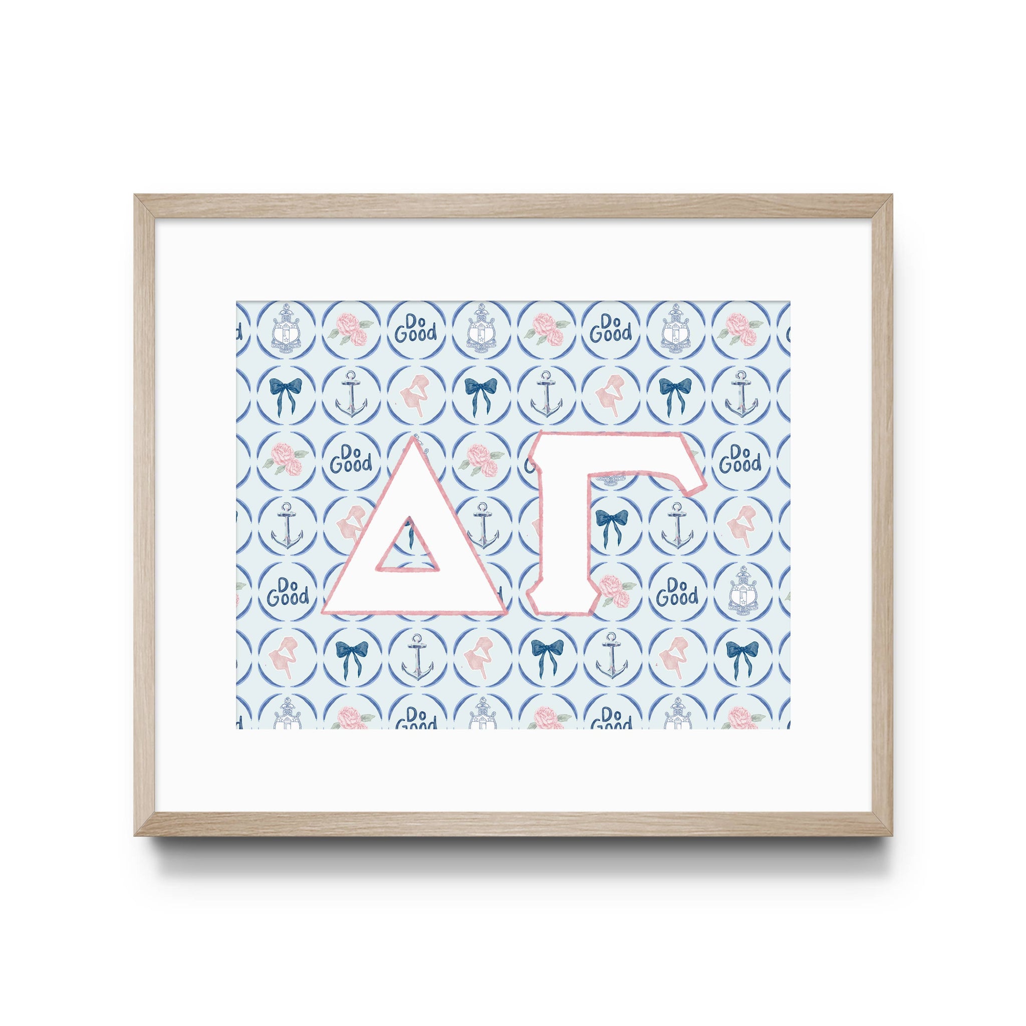 Delta Gamma Art Print, Sorority : 5x7