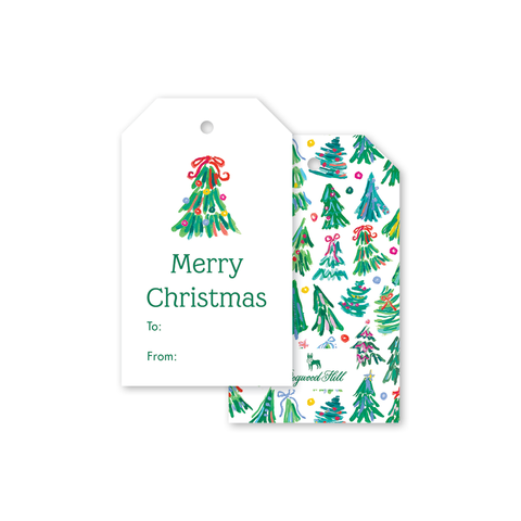 Jolly Trees Gift Tags