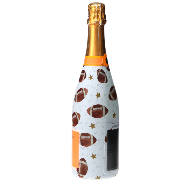 Footballs Champagne Bottle Wrap