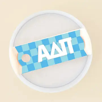 Sorority Tumbler Lid Tag