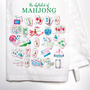 Mahjong Alphabet Bar Towel - Thumbnail 3