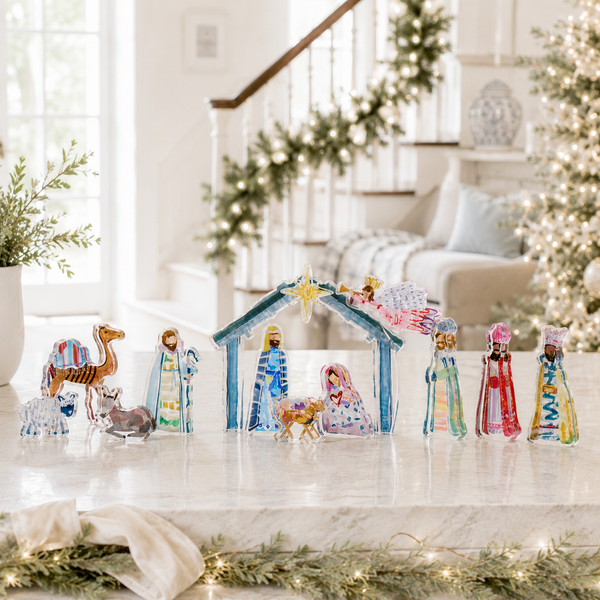 The Collected Nativity Add-On: Shepherd and Flock: SMALL