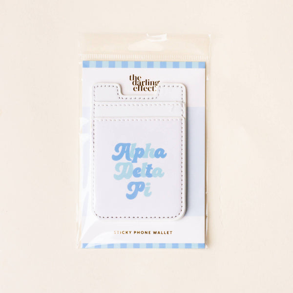 Sorority Stick-On Phone Wallet - Alpha Omicron Pi