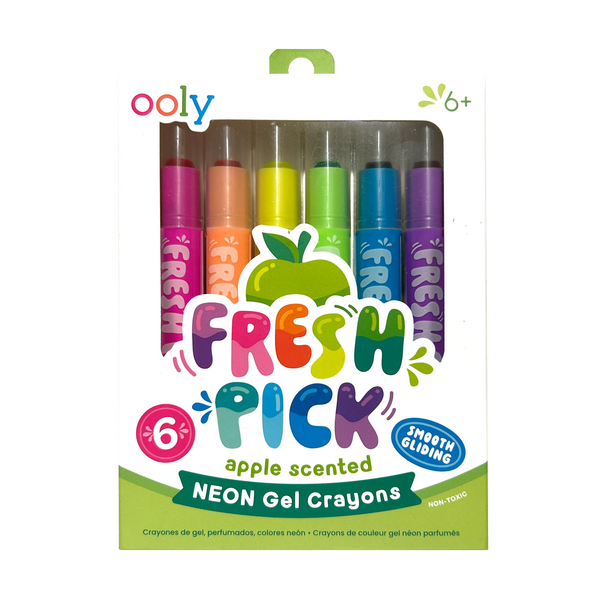 Fresh Pick: Apple Scented Gel Crayons (Set of 6)