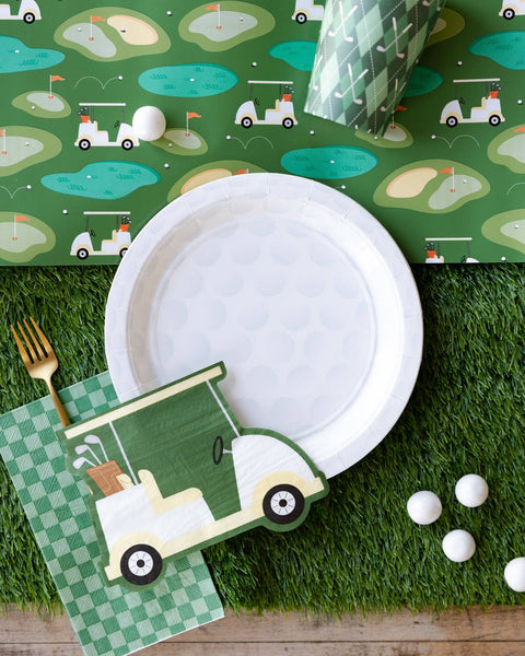 Golf Cart Shaped Napkins