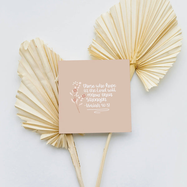 Scripture Card Set - Calligraphy Bible Verse Card Set of 20