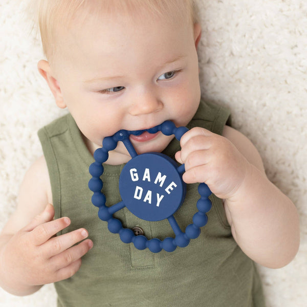 Game Day Happy Teether: Blue