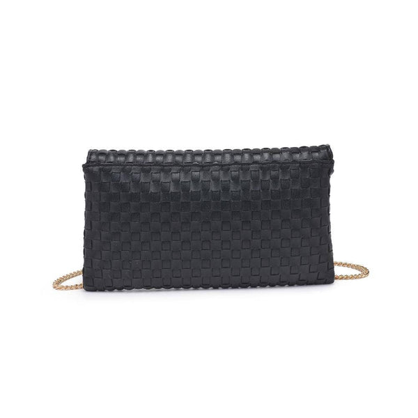 Priscilla Woven Clutch: Ivory