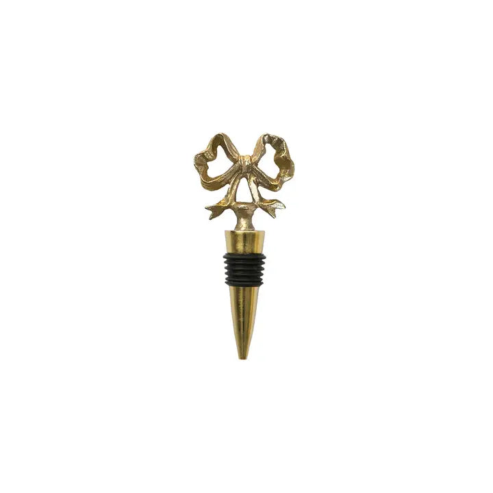 Gold Bow Wine Stopper