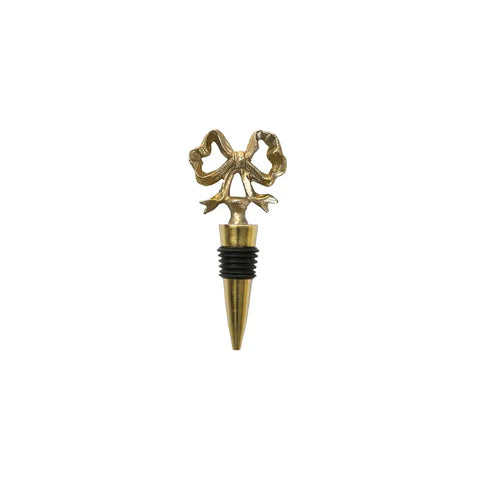 Gold Bow Wine Stopper