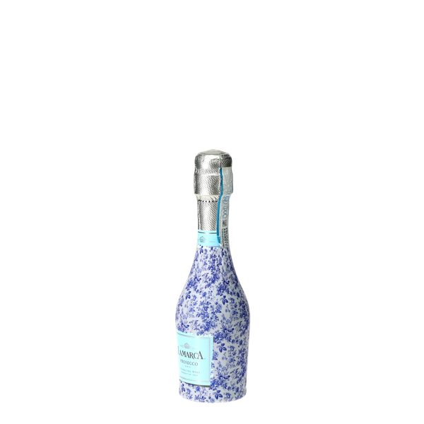 Beau Bottles Blue Floral - MINI Prosecco Collection - Set of 6 (Wraps Only)
