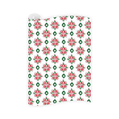 Snowy Sweater Wrapping Paper Roll